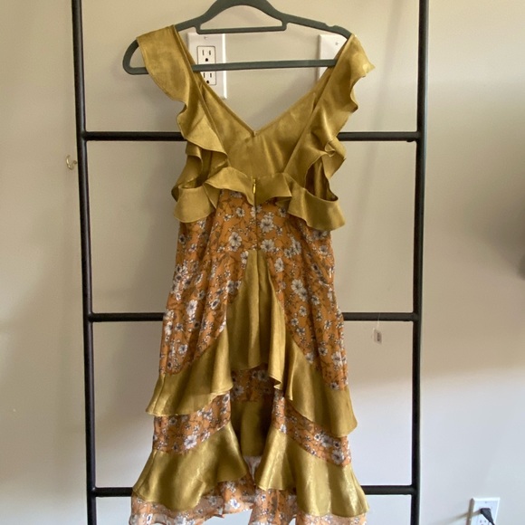 Floral Dress, brand new, never worn! Silk. Size S. - Picture 2 of 2